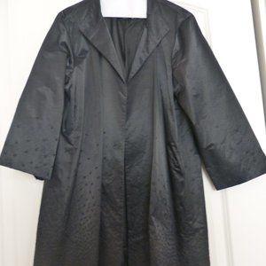 EILEEN FISHER Women’s Silk Black Swing Jacket Sz M